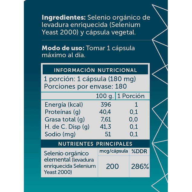 Selenium Pure 180 cápsulas Wellplus