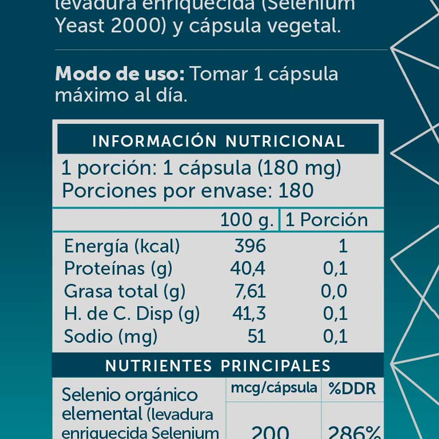 Selenium Pure 180 cápsulas Wellplus 2
