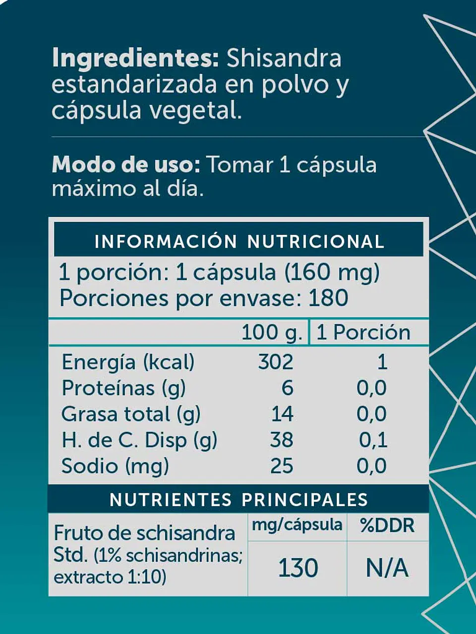 Schizandra Pure 180 cápsulas Wellplus 2