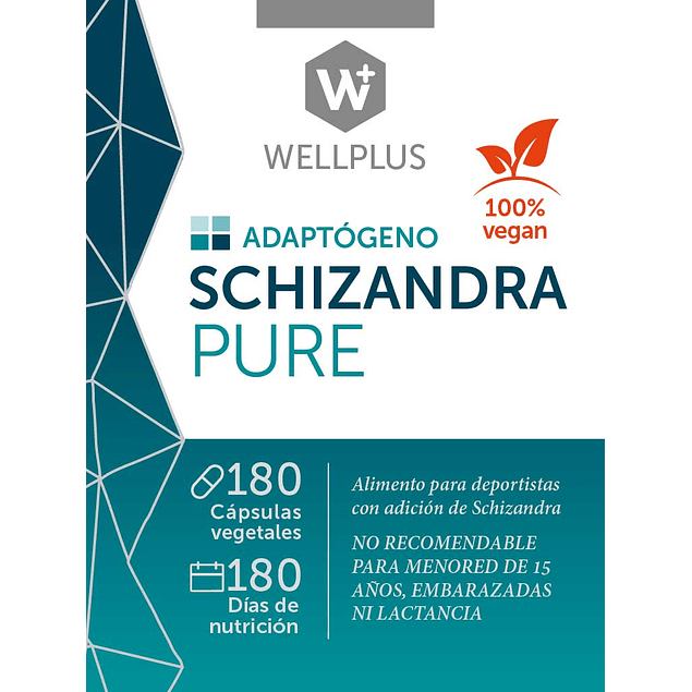 Schizandra Pure 180 cápsulas Wellplus