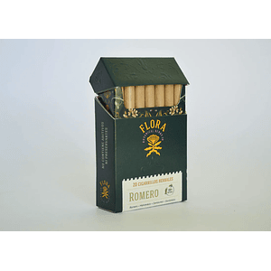 Flora - Cajetilla 20 Cigarrillos herbales Romero