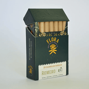 Flora - Cajetilla 20 Cigarrillos herbales Romero