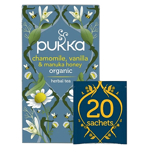 chamomile, vainilla & manuka honey 20 bolsas pukka