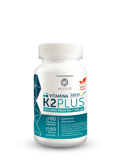 Wellplus - Vitamina K2 60 capsulas