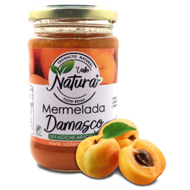 Valle Natura - Mermelada sabor Damascos 370gr
