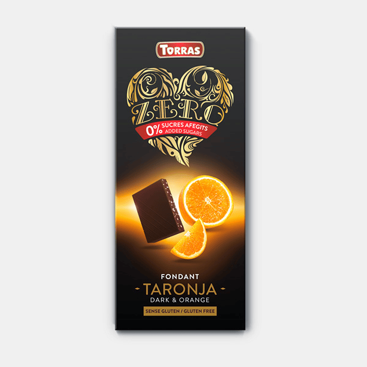 Torras - Chocolate Zero azúcar con Naranja 1