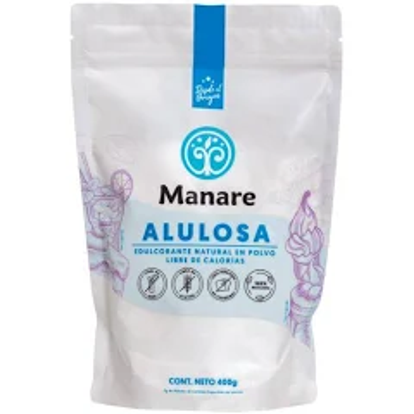 Alulosa libre de gluten 400g - Manare  1