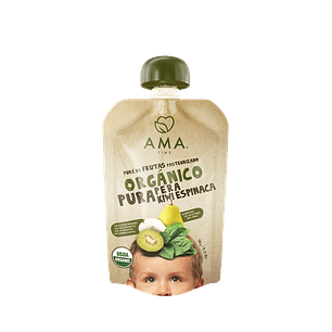 Ama - Papilla pera kiwi y espinacas 90gr 
