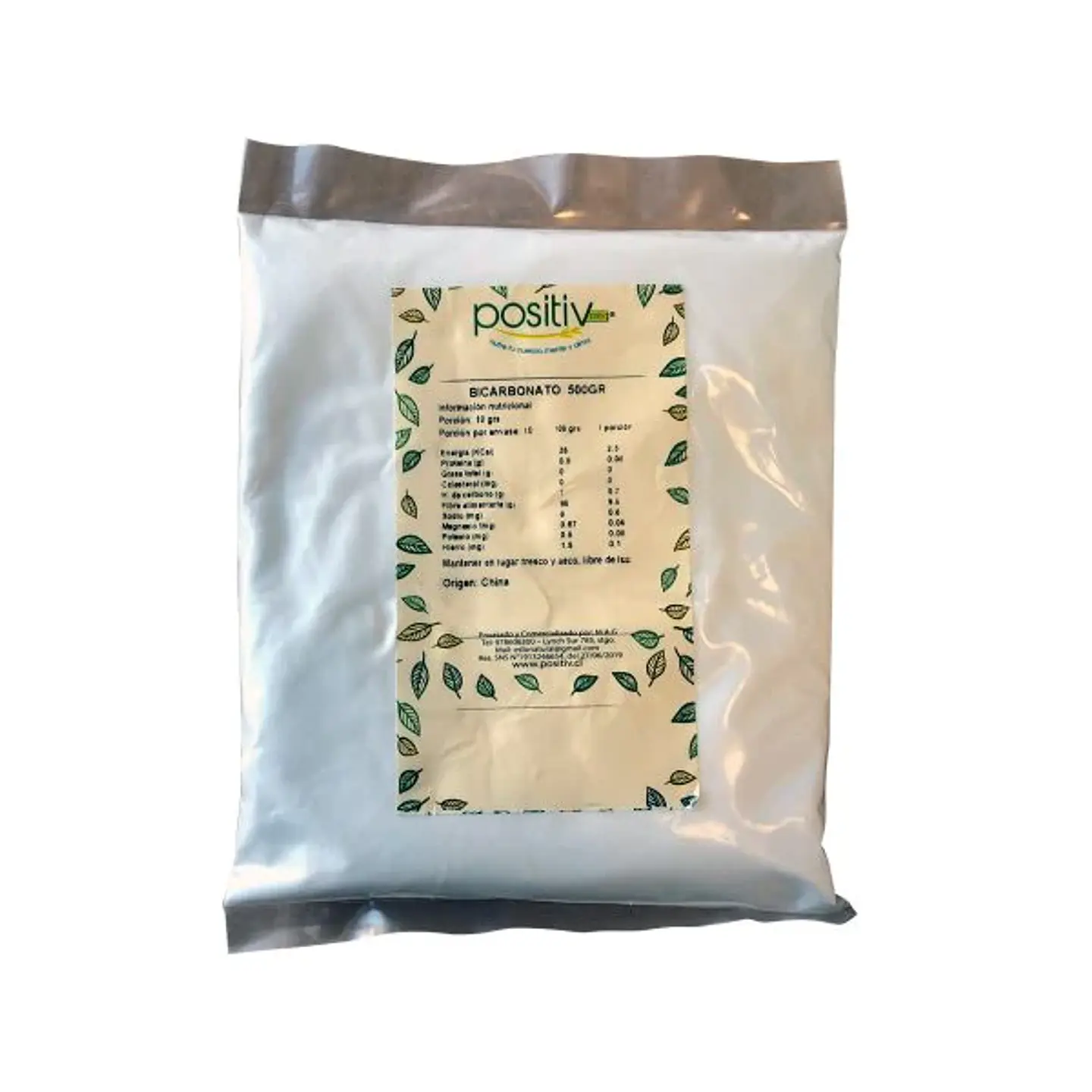 Bicarbonato de Sodio 500grs - Positiv 1