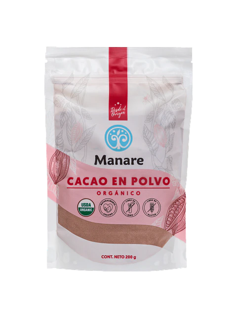 Manare - Cacao en polvo Organico 200g