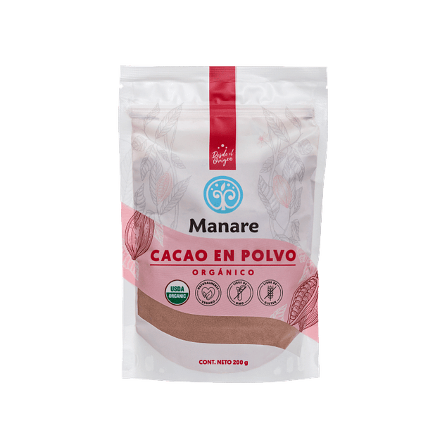 Manare - Cacao en polvo Organico 200g