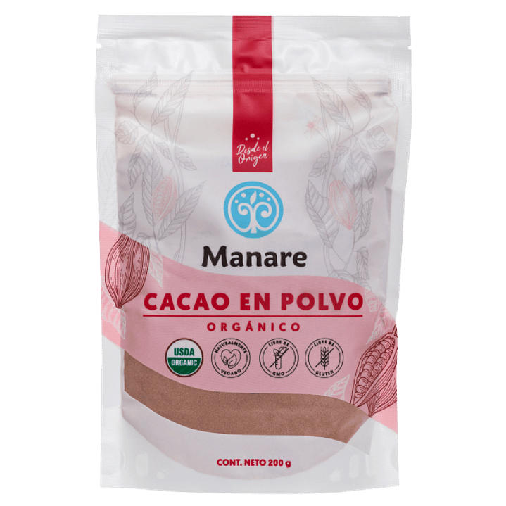 Manare - Cacao en polvo Organico 200g 1