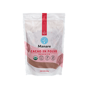 Manare - Cacao en polvo Organico 500g