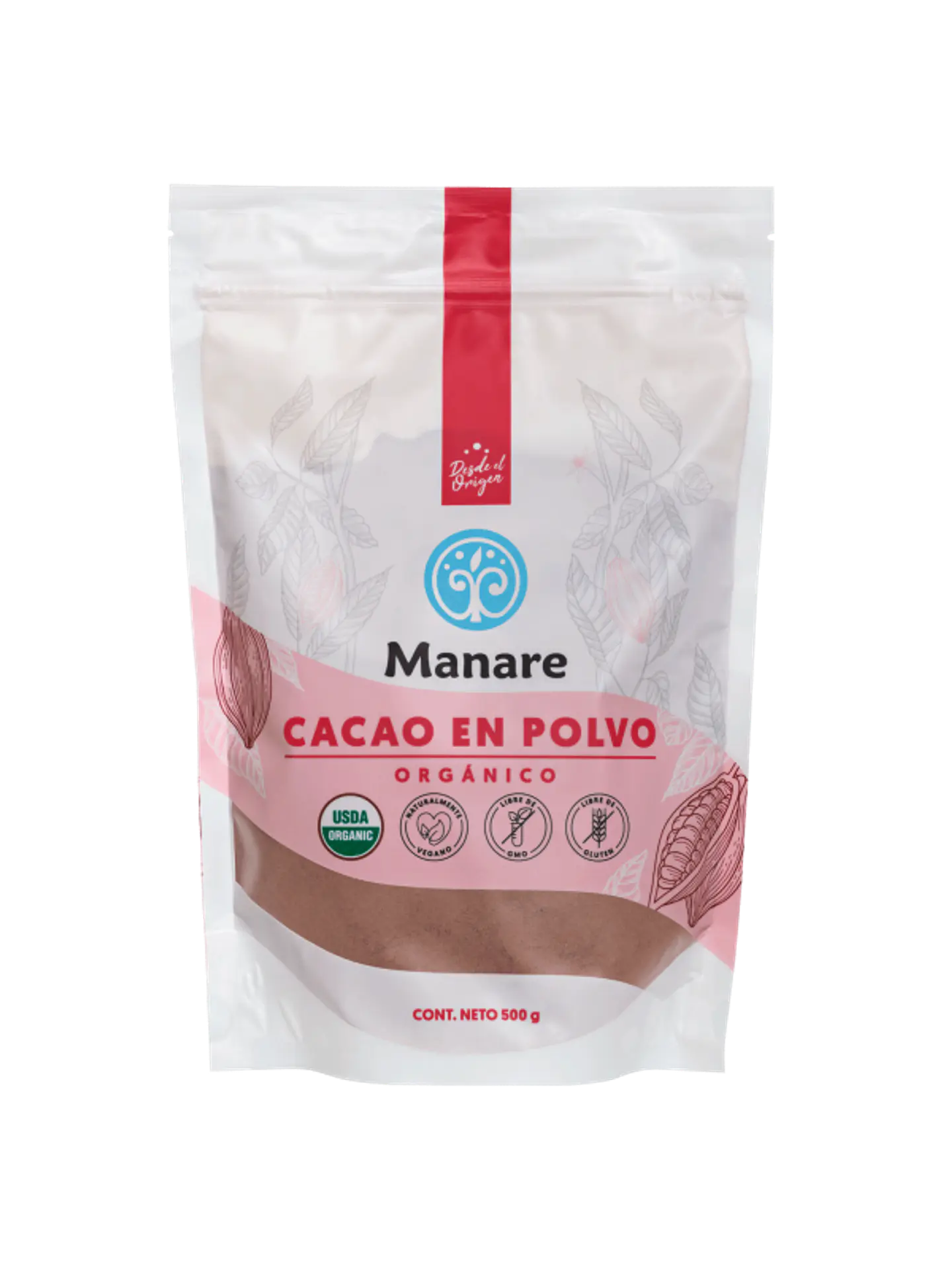 Manare - Cacao en polvo Organico 500g 1