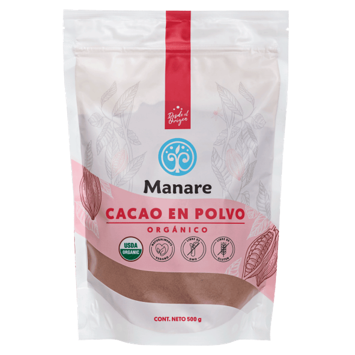 Manare - Cacao en polvo Organico 500g 1