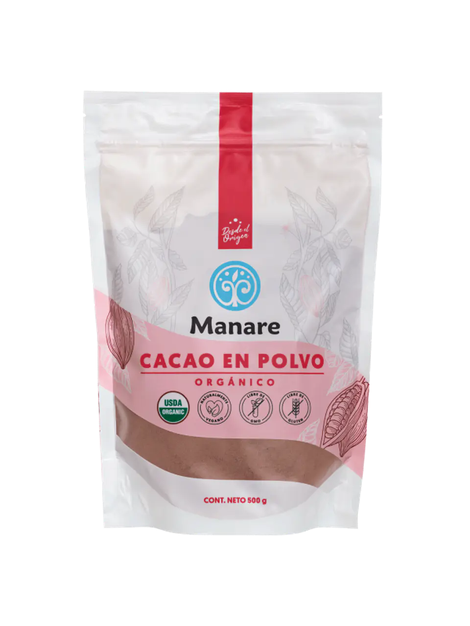 Manare - Cacao en polvo Organico 500g 1