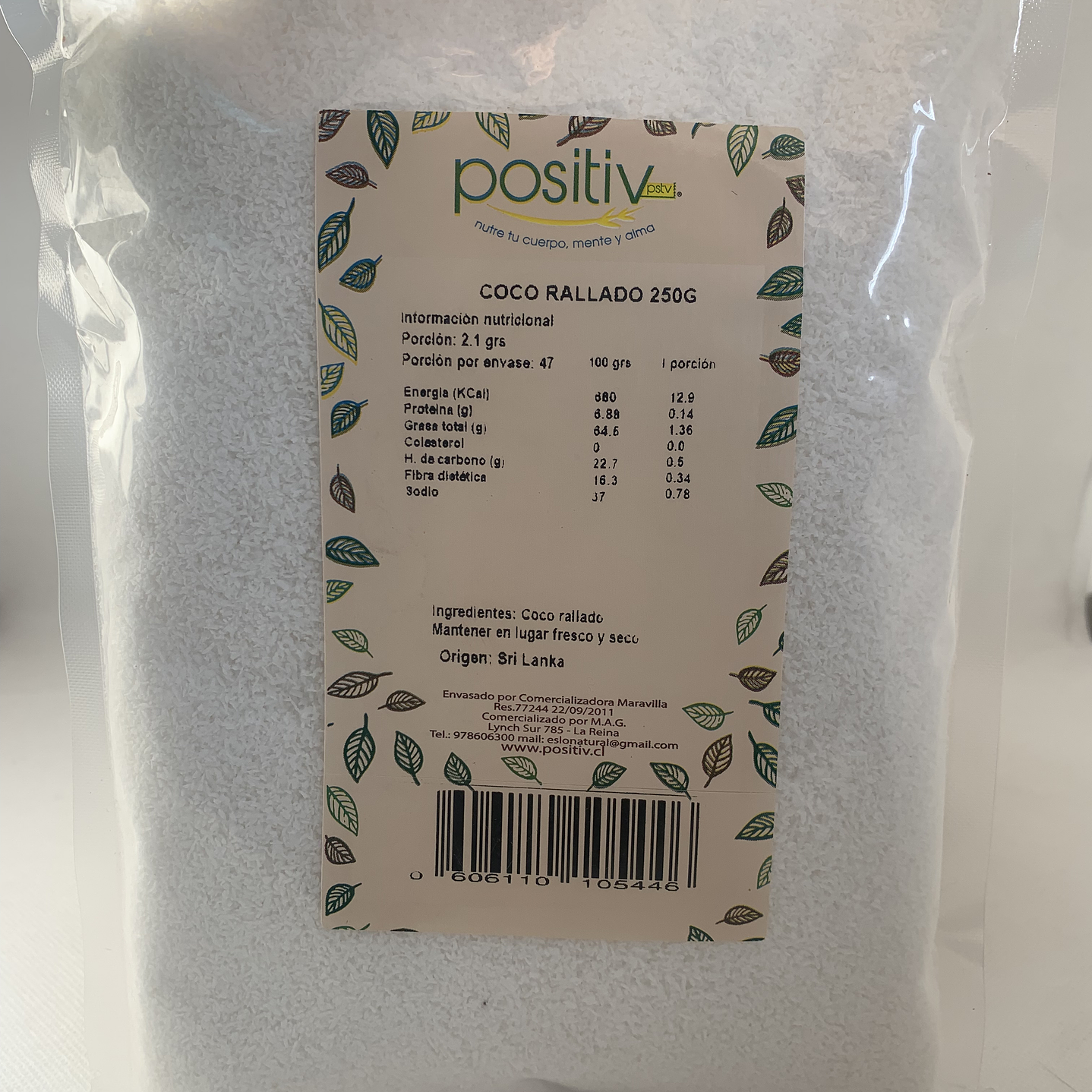Positiv - Coco Rallado 250g 1