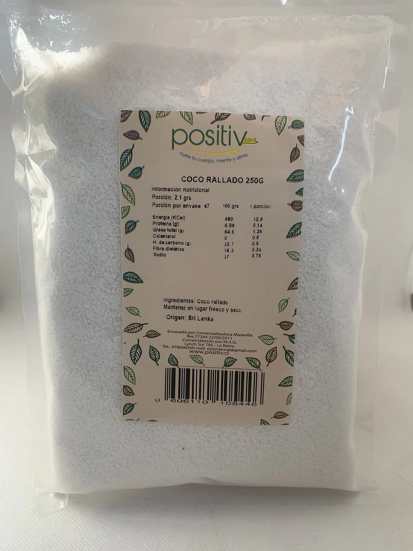 Positiv - Coco Rallado 250g 1