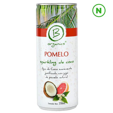 B Organics - Agua de Coco con Pomelo 250ml