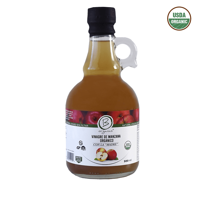 B Organics-Vinagre de Sidra de Manzana Organico 500ml 1