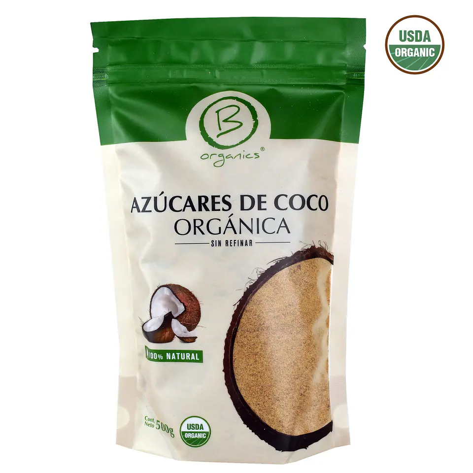 B Organics - Azucar de Coco Organica 500g 1
