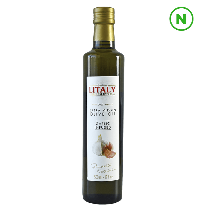 Litaly - Aceite de Oliva con Ajo 500ml 1