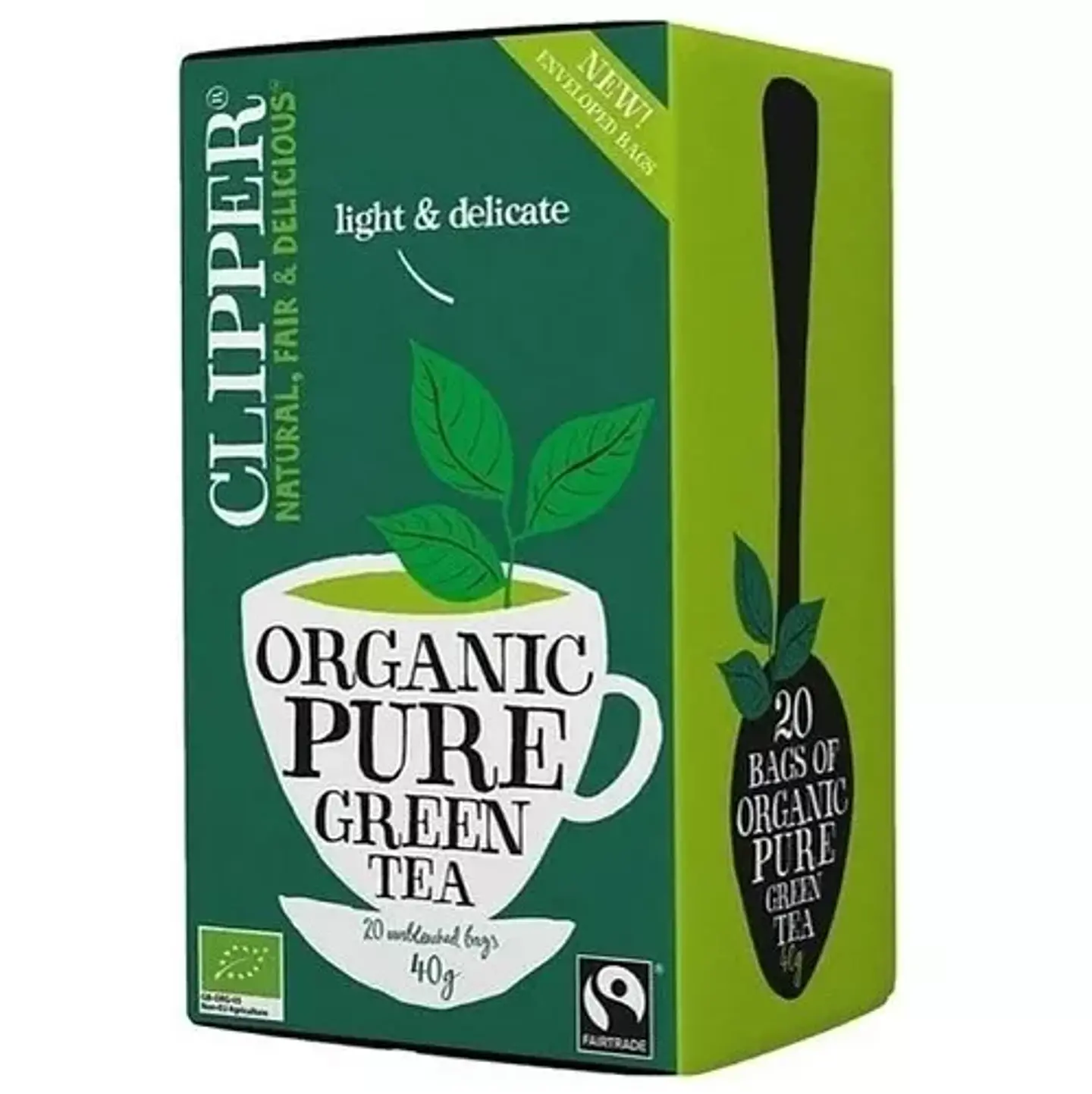 Clipper - Te verde organico 20u 40gr  1