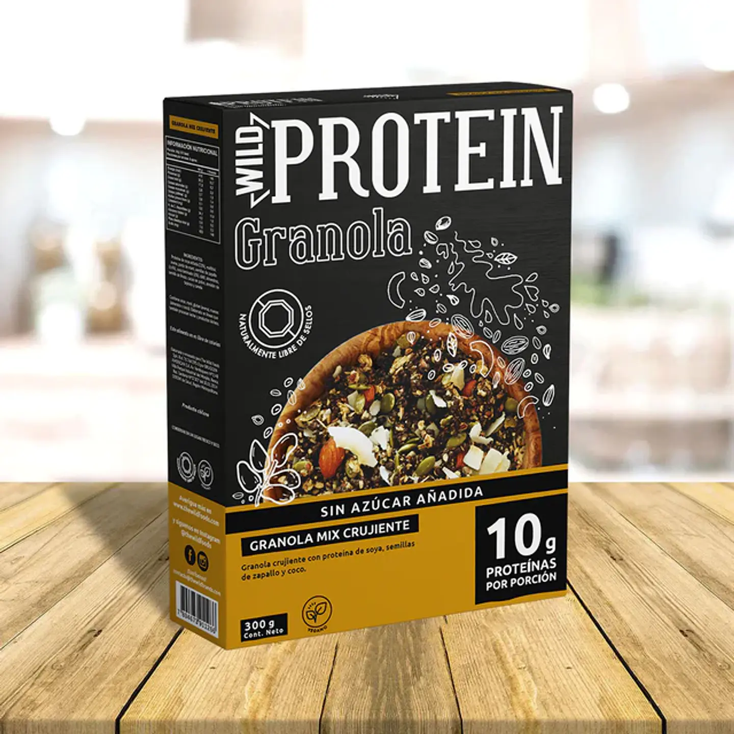 Granola Crunchy Mix 350g The Wild Foods  1