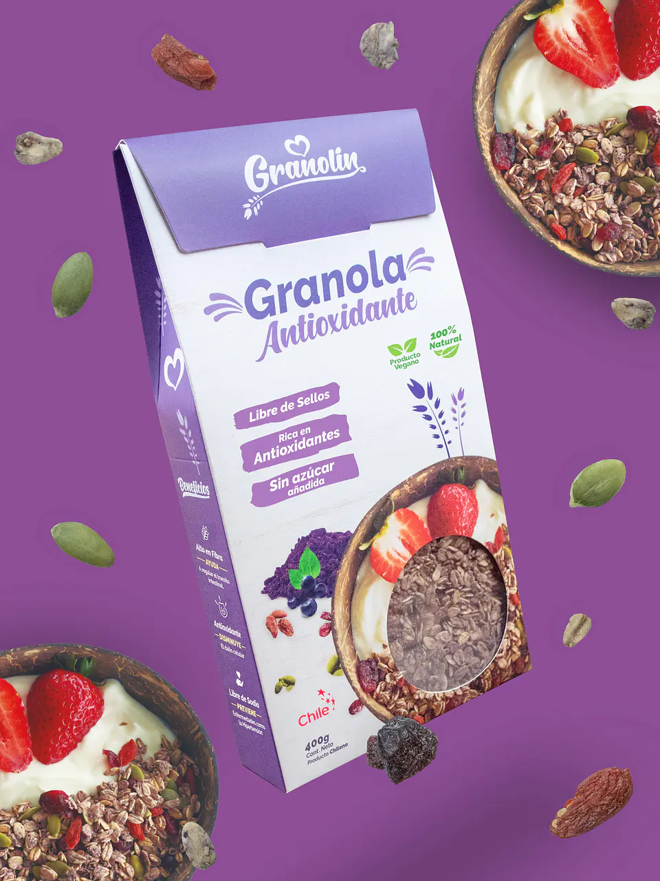 Granolin - Granola Antioxidante 320g  1