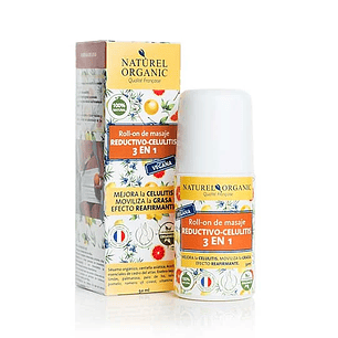 Naturel Organic - Roll on de Masaje reductivo Celulitis 3 en 1 50ml