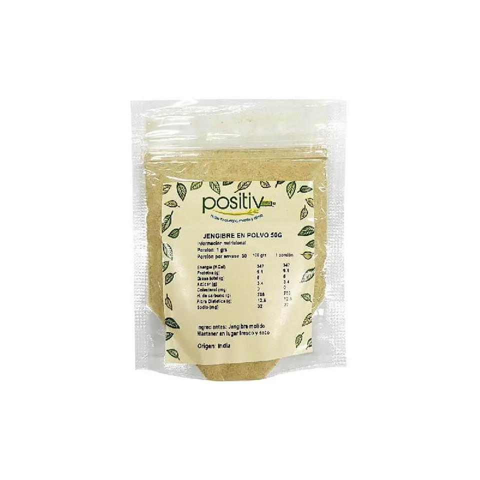 Jengibre en polvo 50 g positiv  1