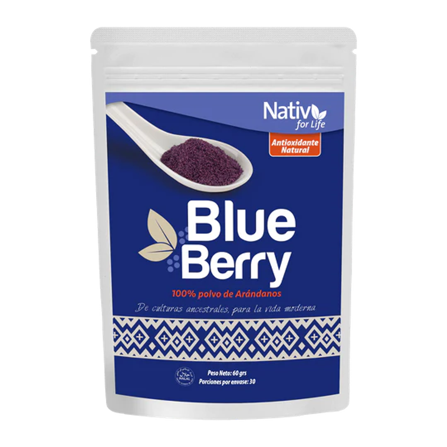 Nativ For Life - Blue Berry en polvo 60g 1