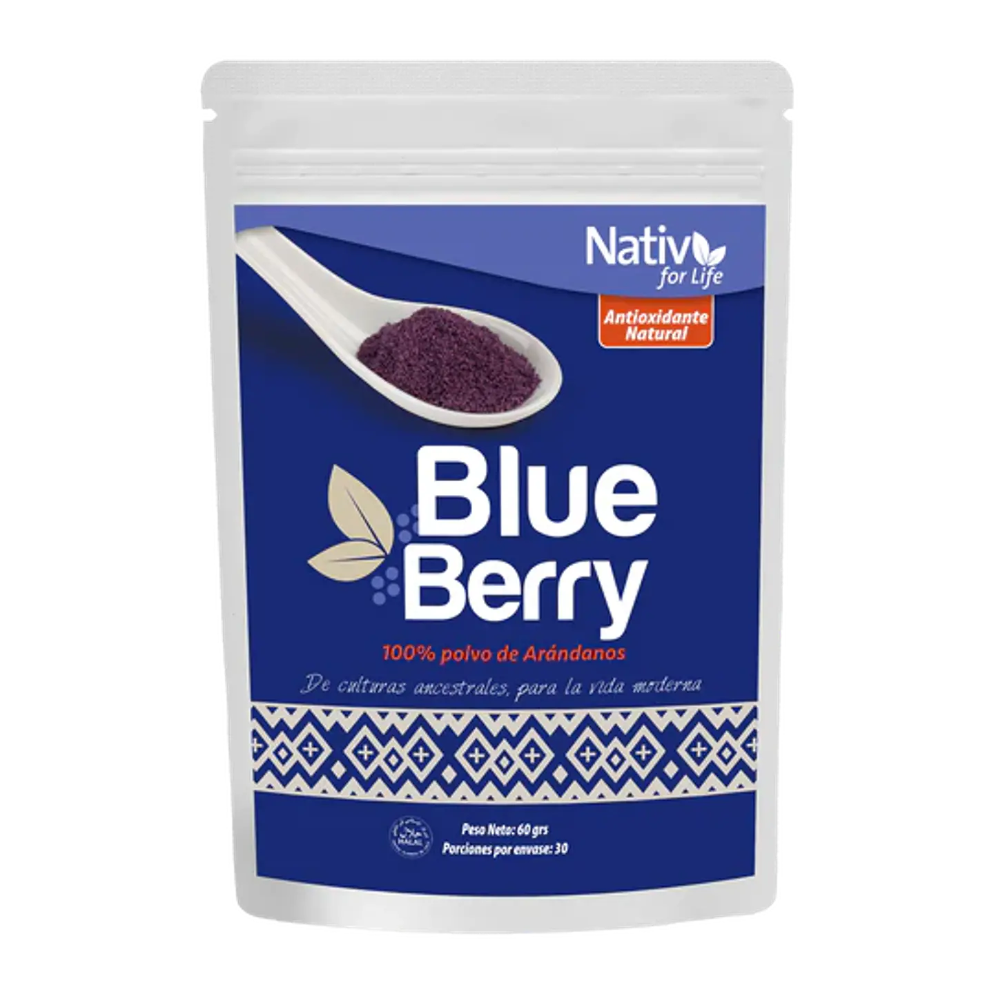 Nativ For Life - Blue Berry en polvo 60g 1