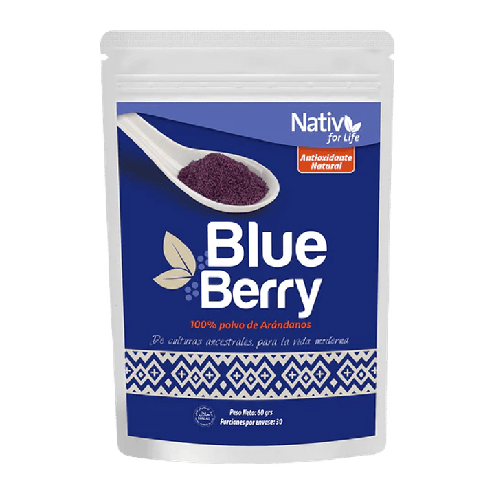 Nativ For Life - Blue Berry en polvo 60g 1