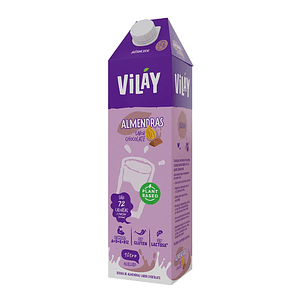 Leche de almendra chocolate 1 LT Vilay lt