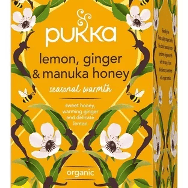 Lemon ginger & manuka honey Pukka  1