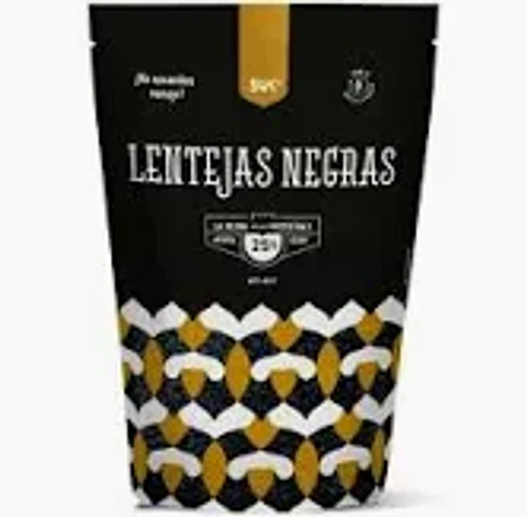 LENTEJAS NEGRAS 400 GR SUK 