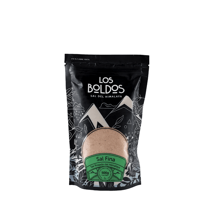 Los Boldos - Sal Rosada Fina 500 grs  1