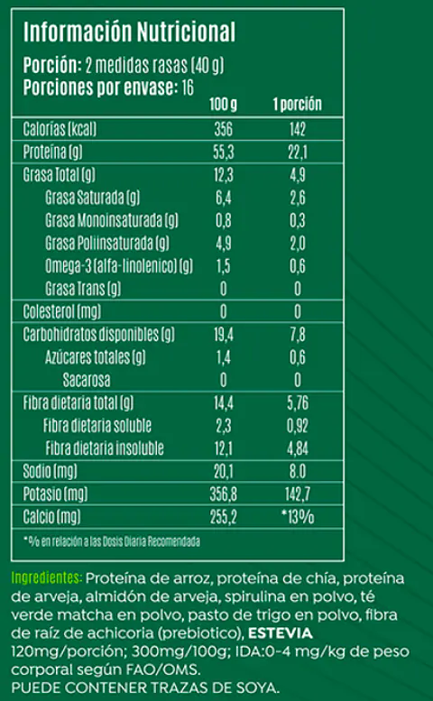 Proteina V-Pro Green Energy 650gr Vegana Brota