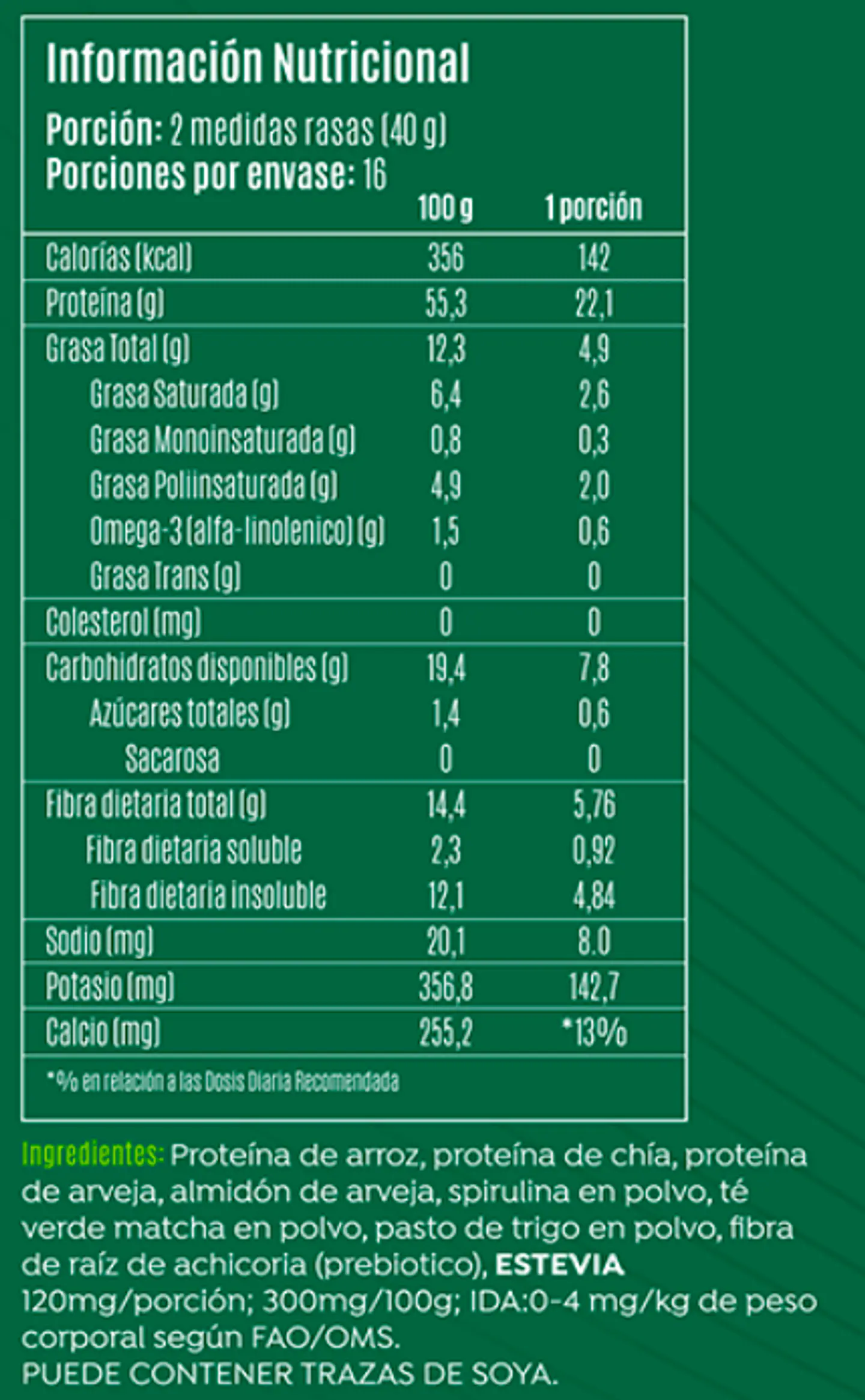 Proteina V-Pro Green Energy 650gr Vegana Brota 2
