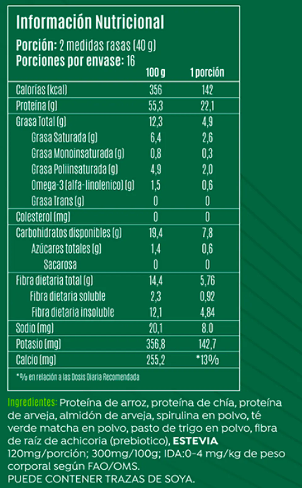 Proteina V-Pro Green Energy 650gr Vegana Brota 2