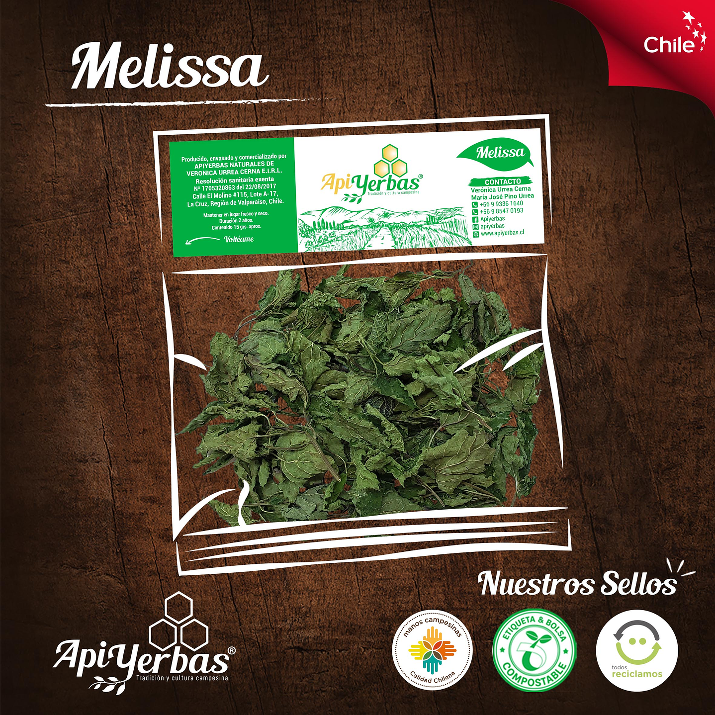 Melissa 15 g Apiyerbas 1