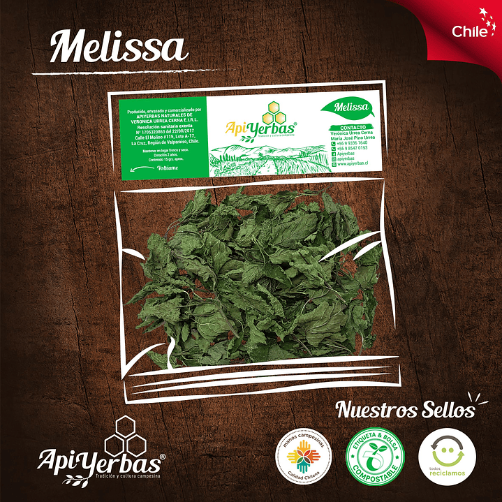 Melissa 15 g Apiyerbas 1