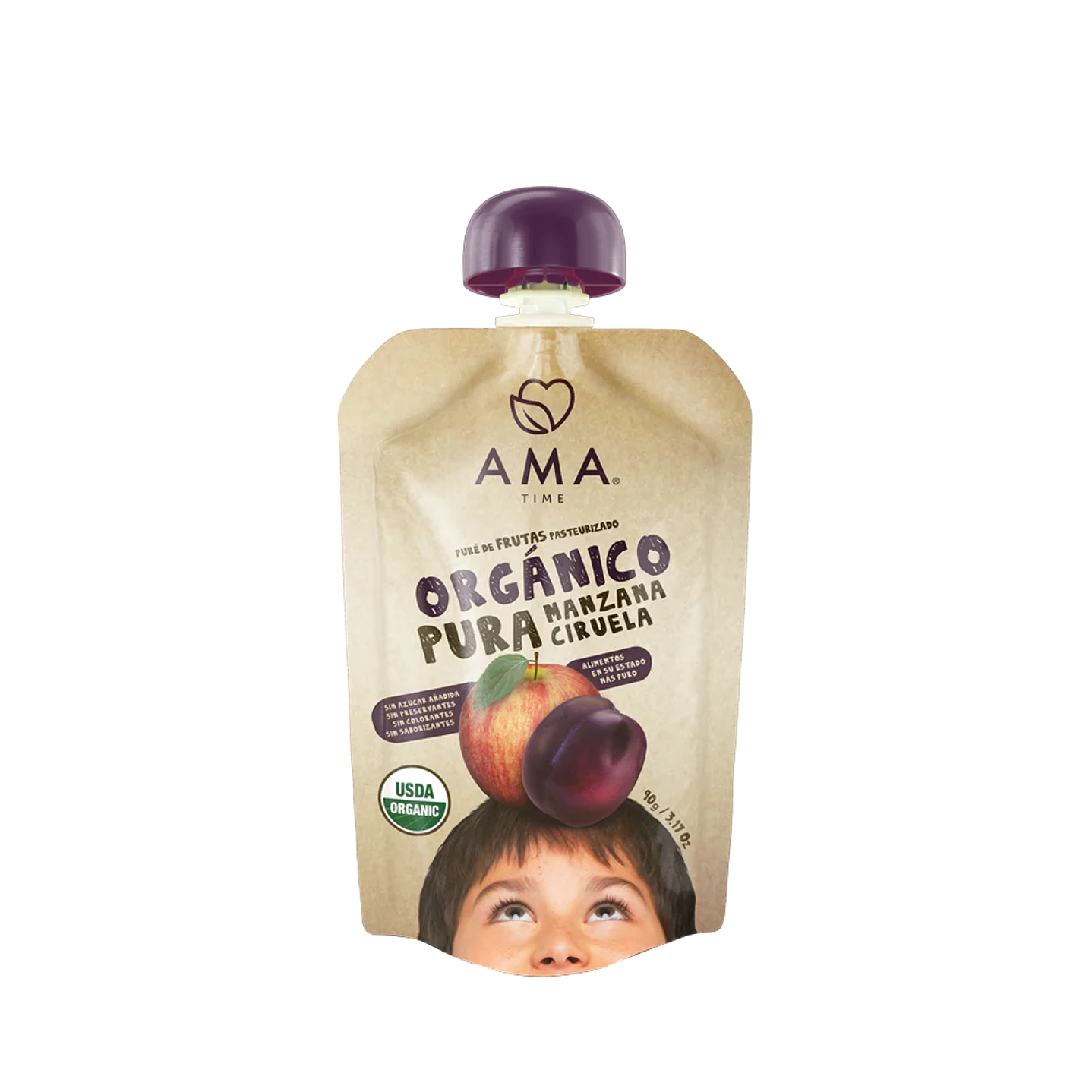 PAPILLA MANZANA CIRUELA 90GR - AMA  1