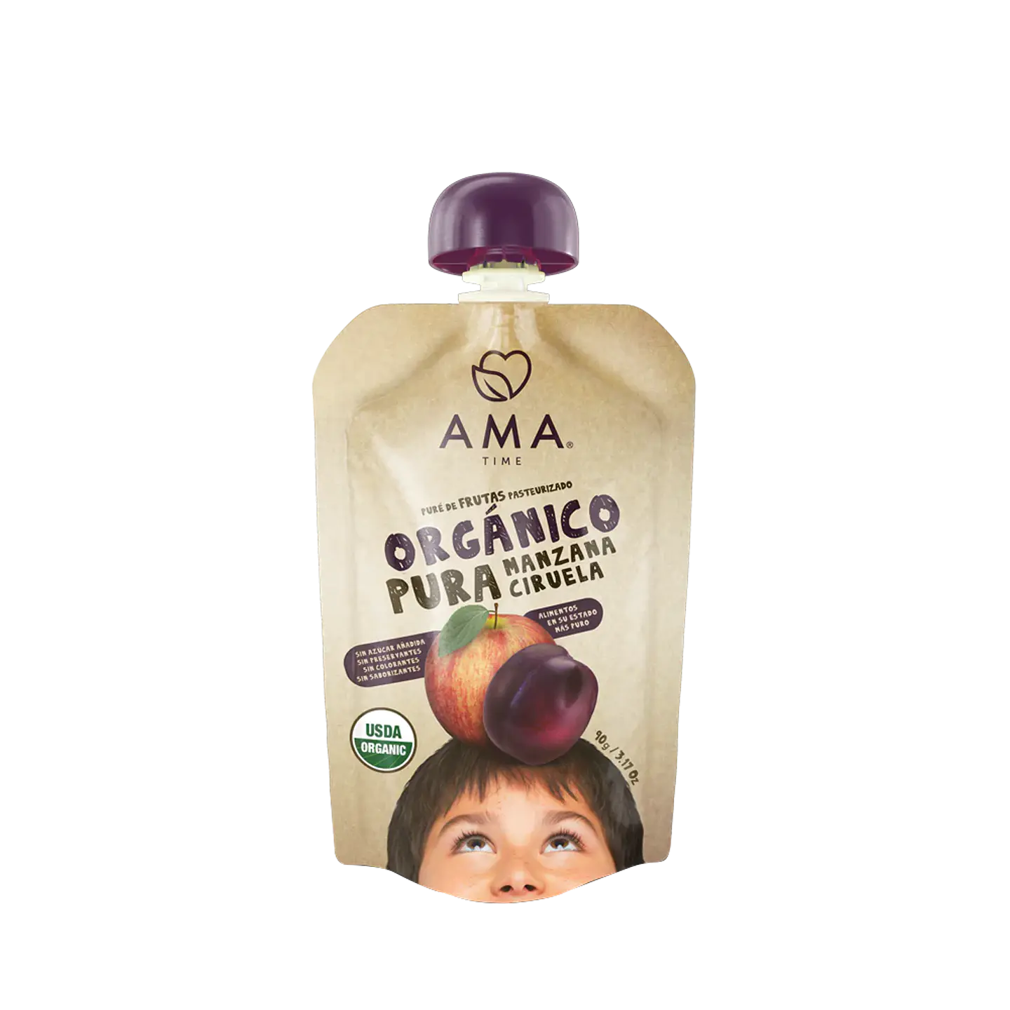 PAPILLA MANZANA CIRUELA 90GR - AMA  1