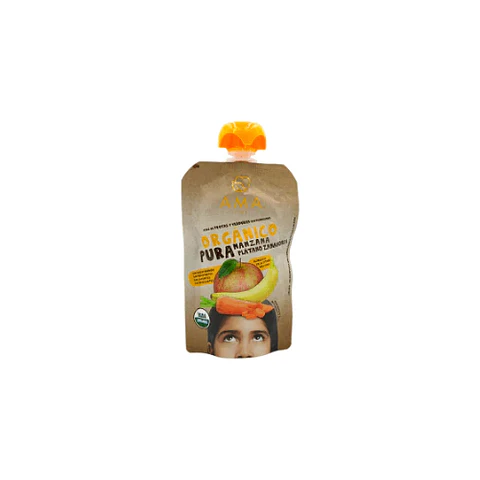 PAPILLA MANZANA PLATANO ZANAHORIA 90GR - AMA 