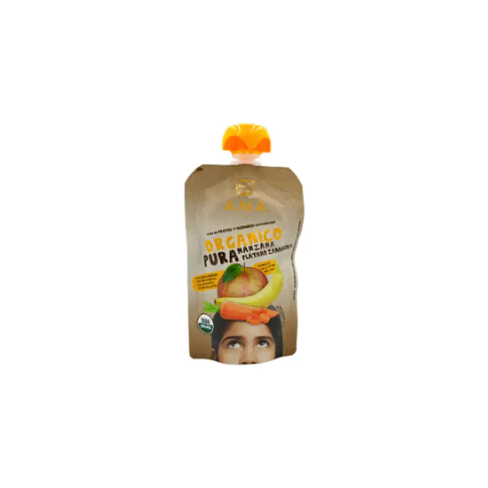 PAPILLA MANZANA PLATANO ZANAHORIA 90GR - AMA  1