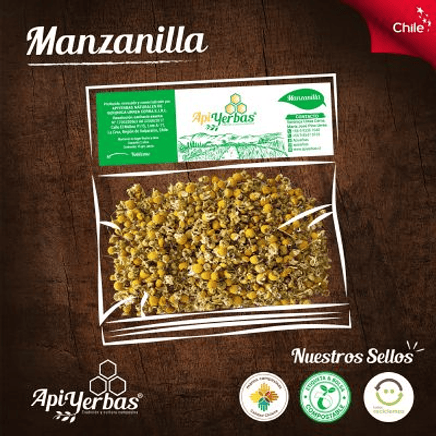 Manzanilla 15 g Apiyerbas 