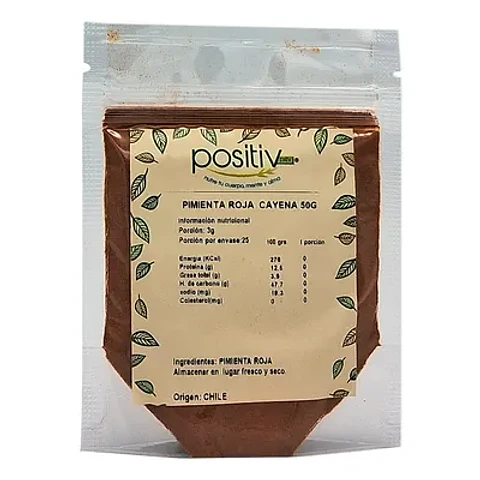 Pimienta Cayena 50g - Positiv 