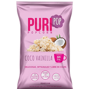 PuriPop - Cabritas sin gluten sabor coco y vainilla